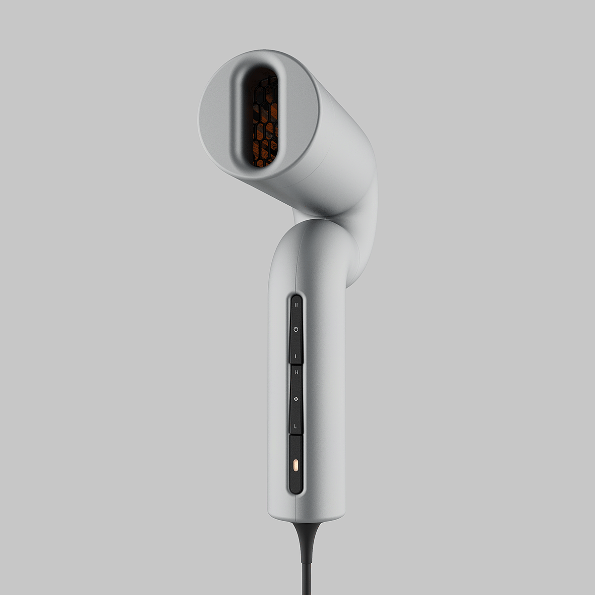hair drier，Minimalist，Metal，Render，