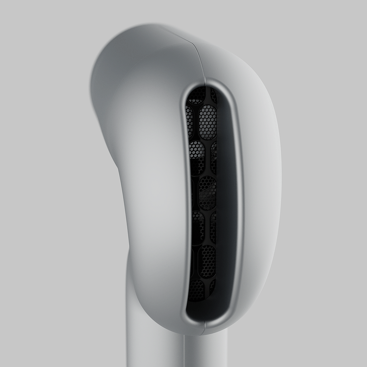 hair drier，Minimalist，Metal，Render，