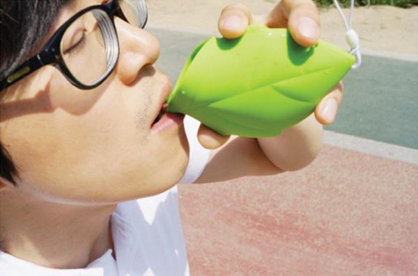 kiss，natural，leaf，Portable cup，originality，Design，tool，