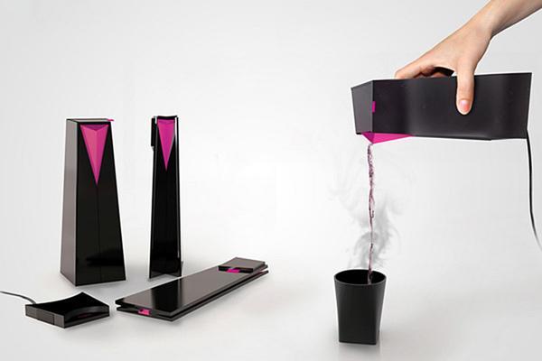 fold，Electric kettle，originality，Design，Digital，intelligence，