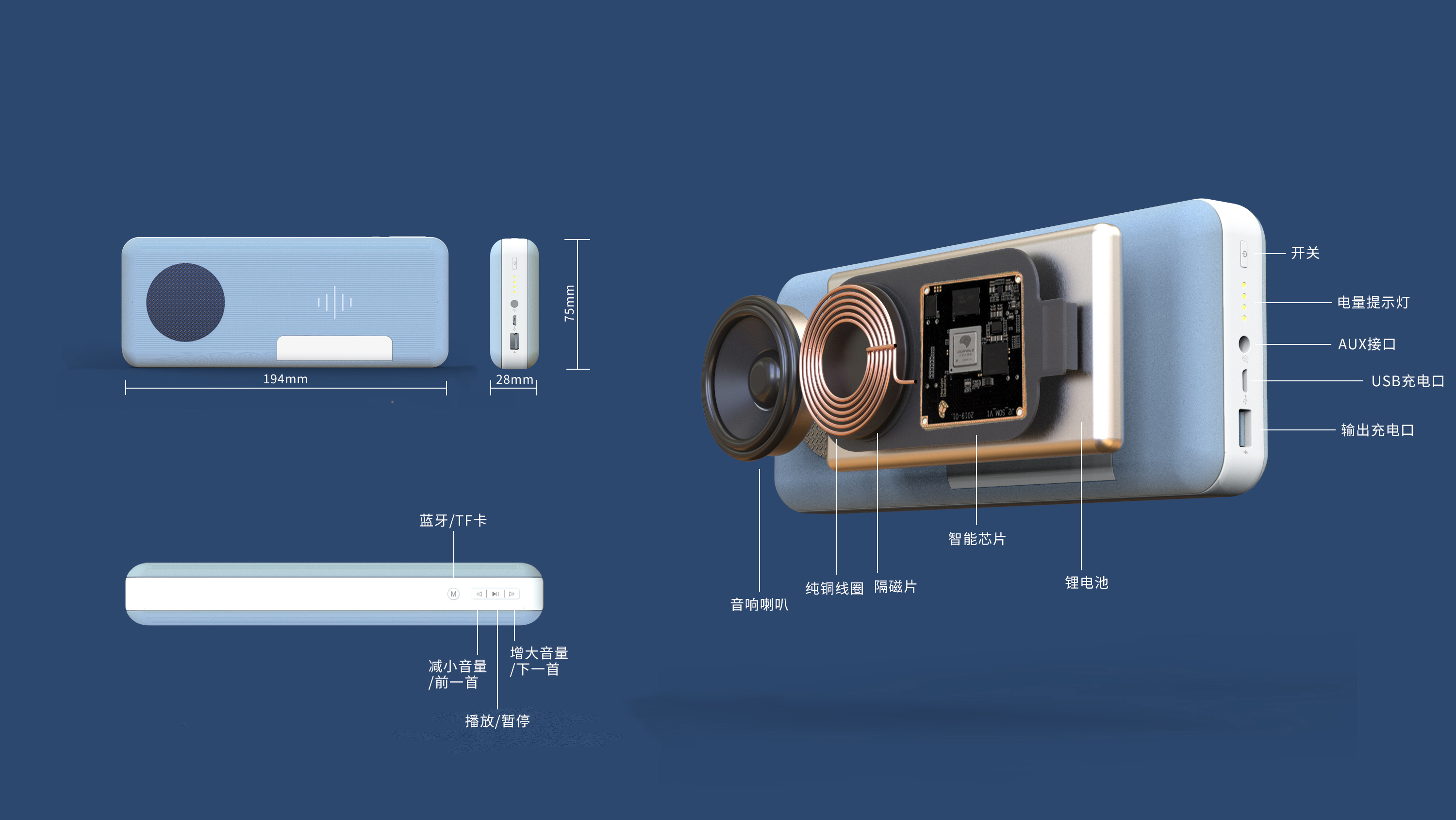 Mobile phone bracket，Bluetooth audio，