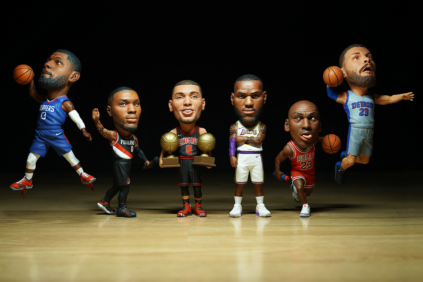 nba，Basketball，portrait，Model，Plastic，