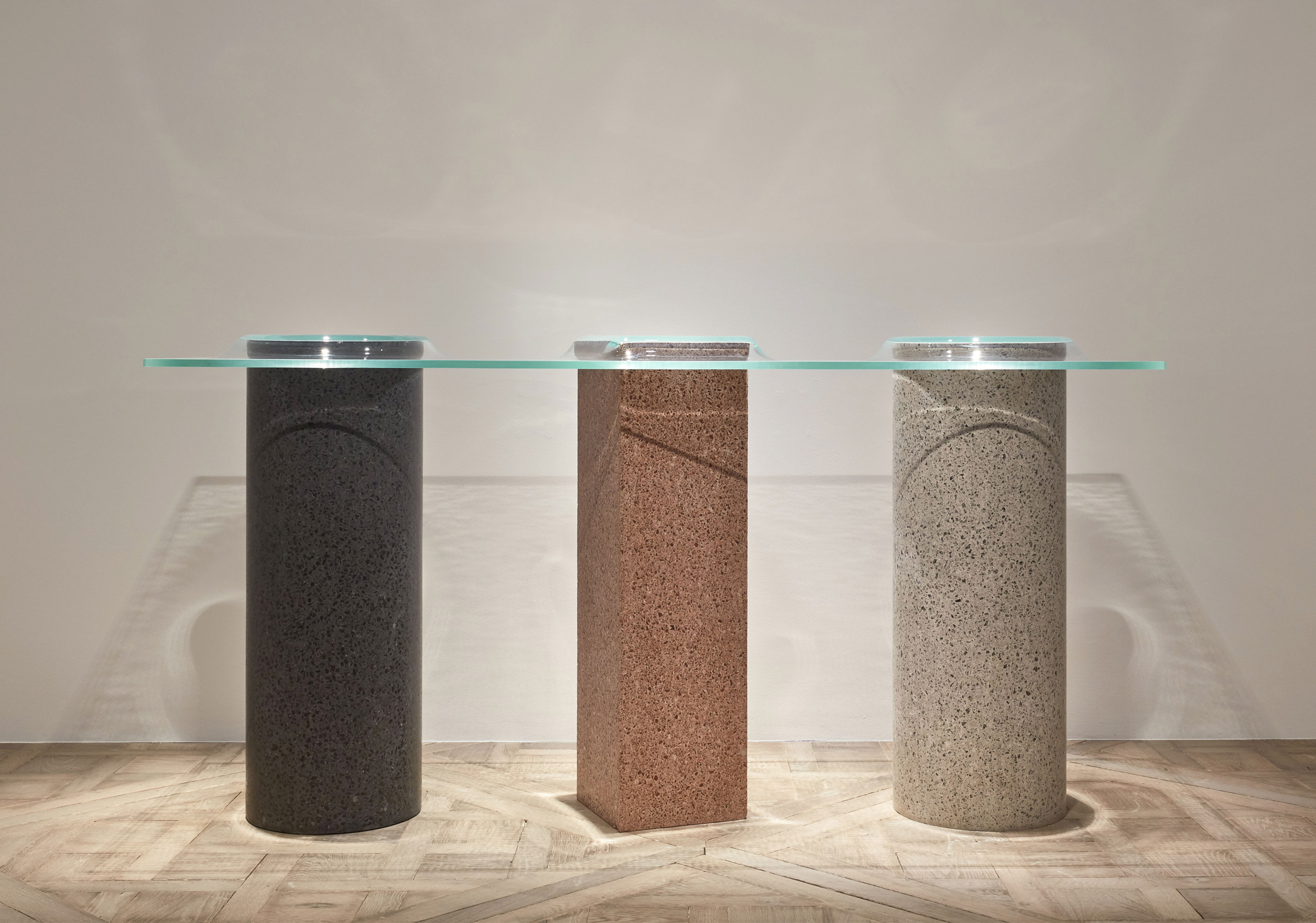 Table，Glass，concrete，wood，steel，Art，