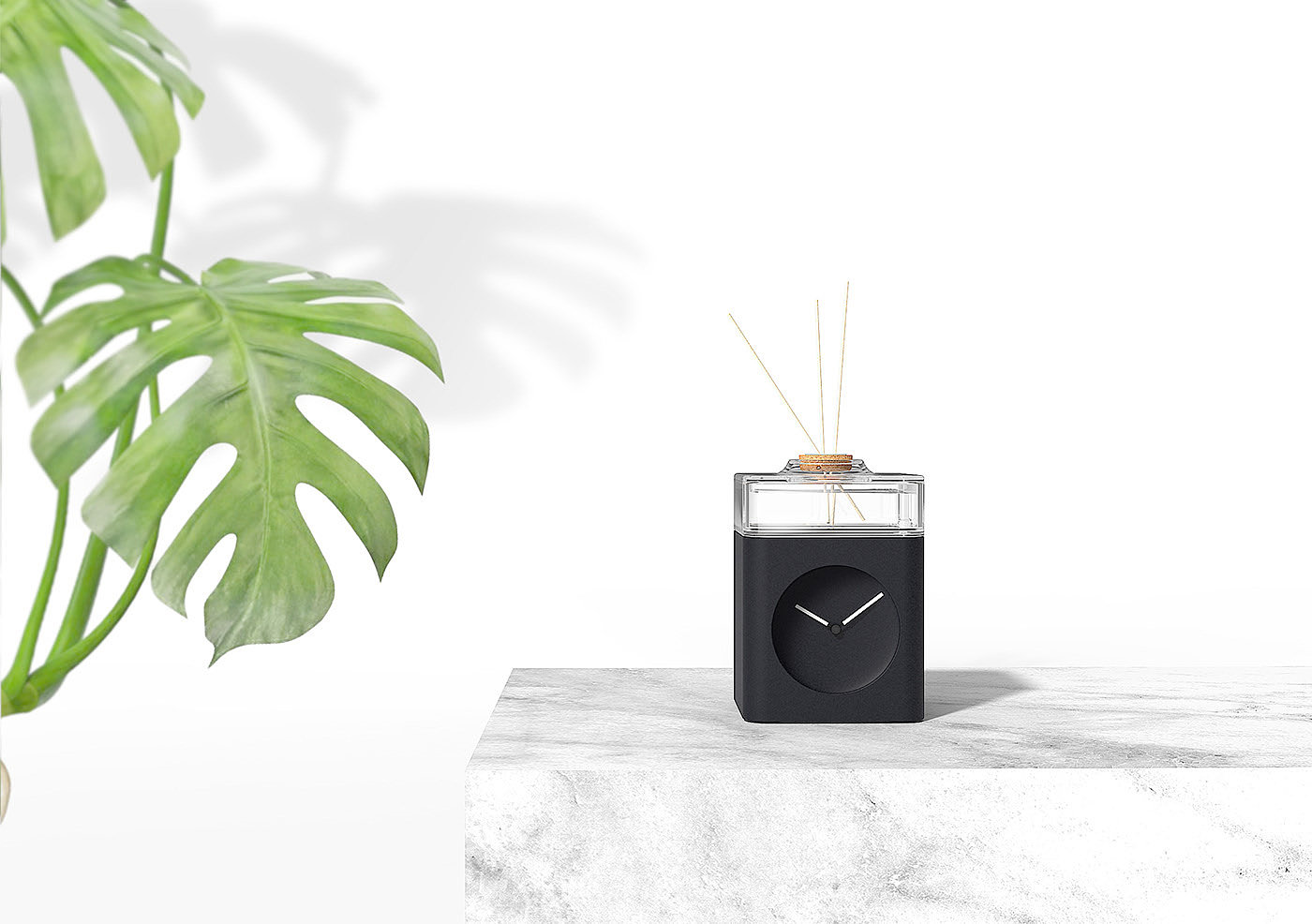 Clock，Small，Fragrance diffuser，desktop，