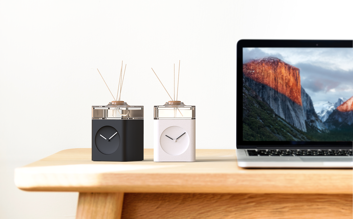 Clock，Small，Fragrance diffuser，desktop，