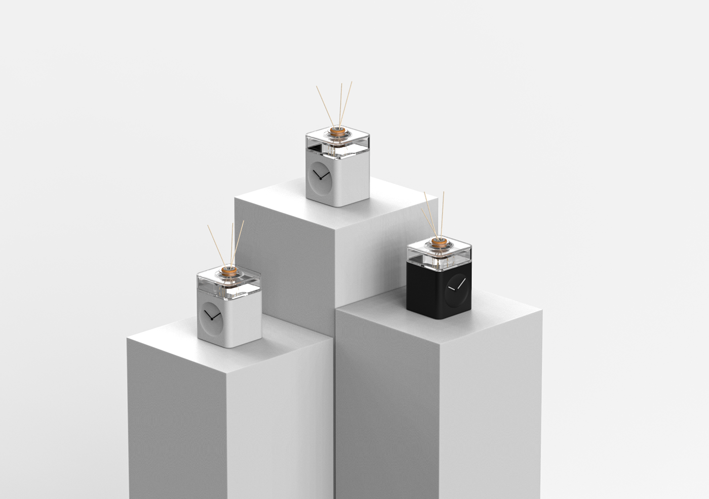 Clock，Small，Fragrance diffuser，desktop，