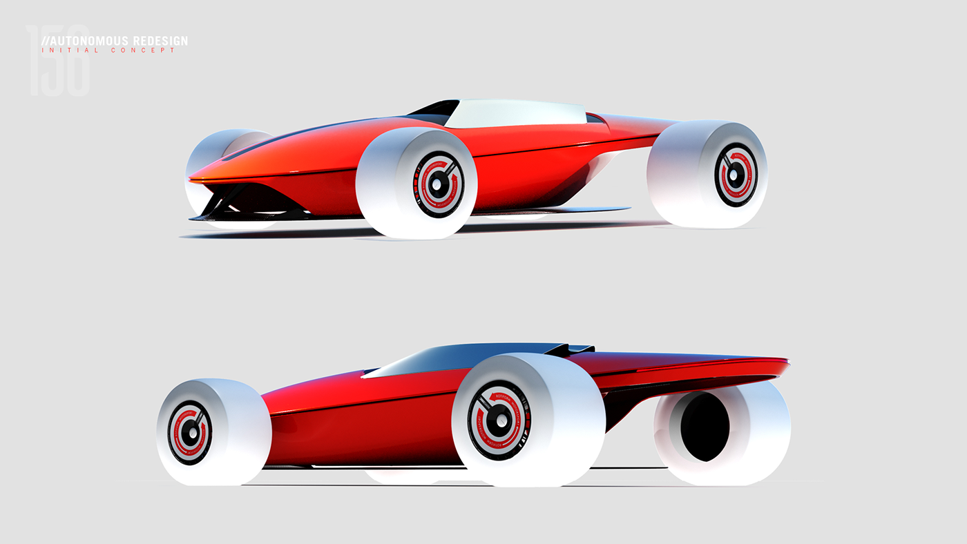 Ferrari，racing，Ferrari 156 Sharkno，Automobile design，Driverless，concept，