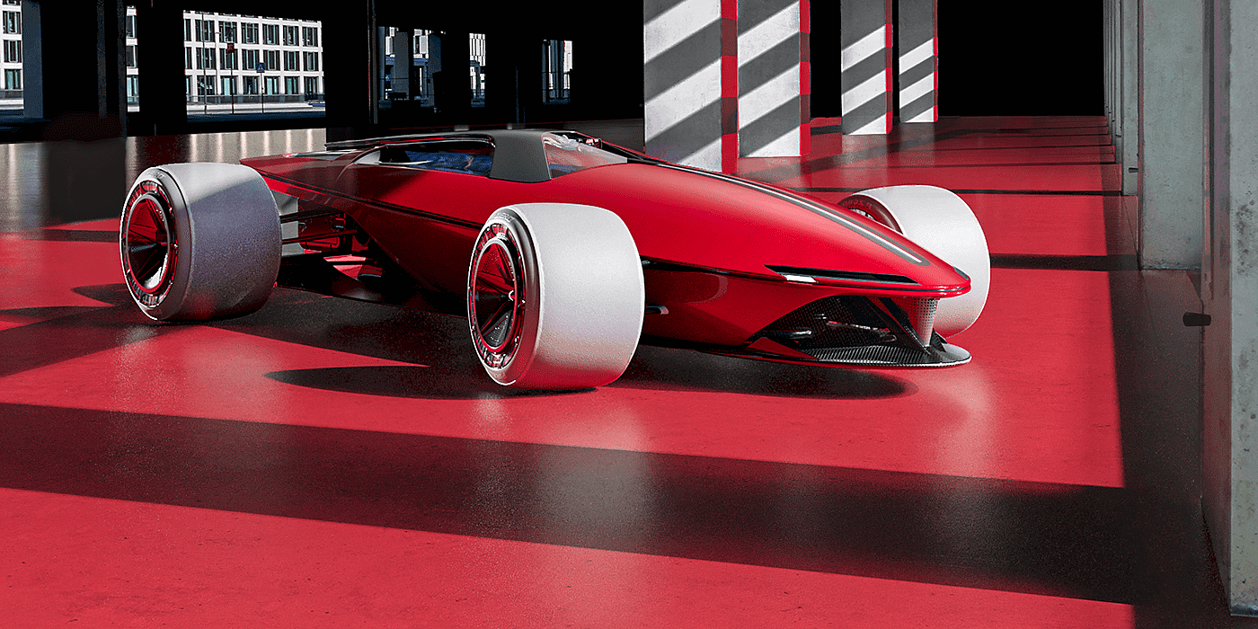 Ferrari，racing，Ferrari 156 Sharkno，Automobile design，Driverless，concept，