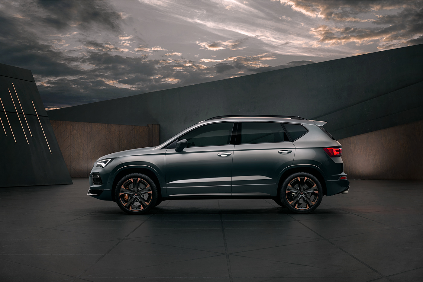 automobile，cgi，Photography，Ateca CUPRA，