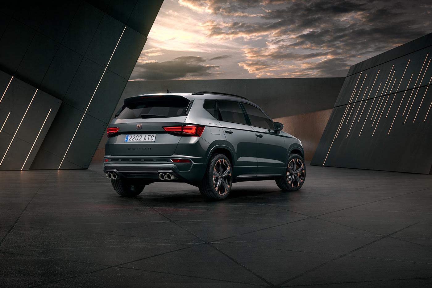 automobile，cgi，Photography，Ateca CUPRA，