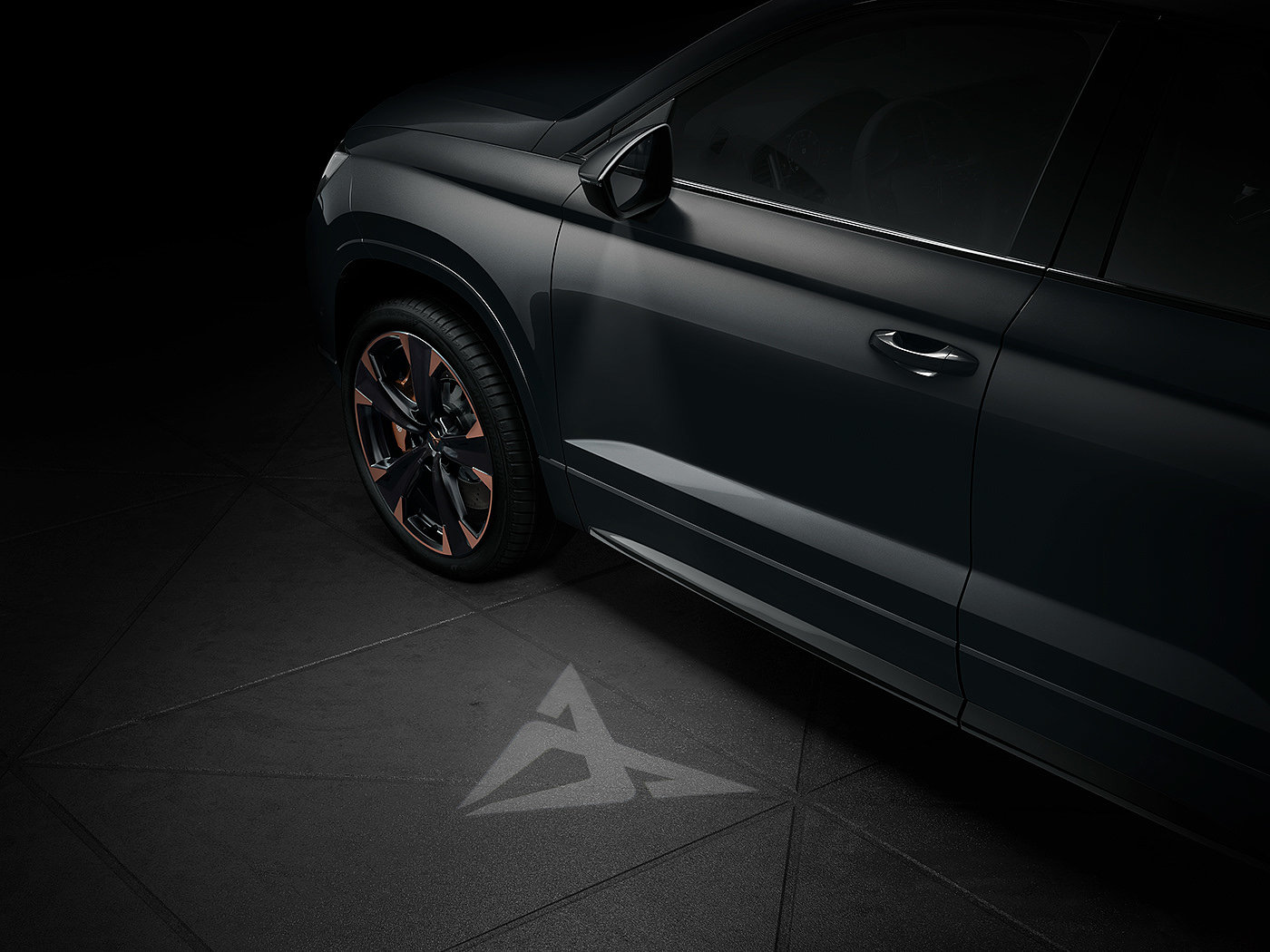 汽车，cgi，摄影，CUPRA Ateca，