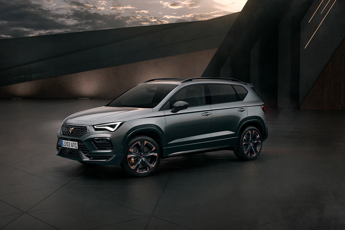 automobile，cgi，Photography，Ateca CUPRA，