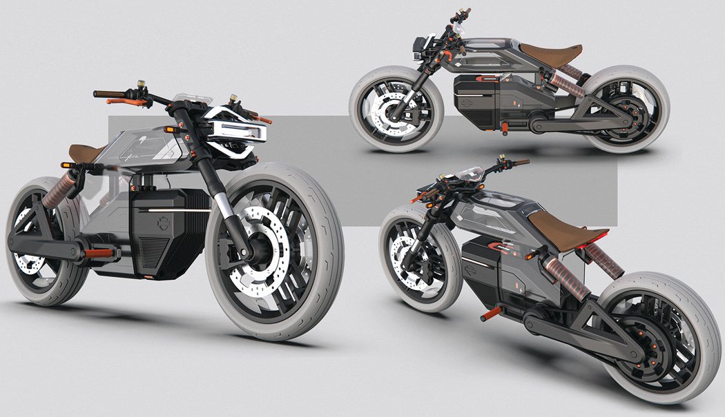 Harley-Davidson，Electric vehicle，environment protection，Modeling design，young，