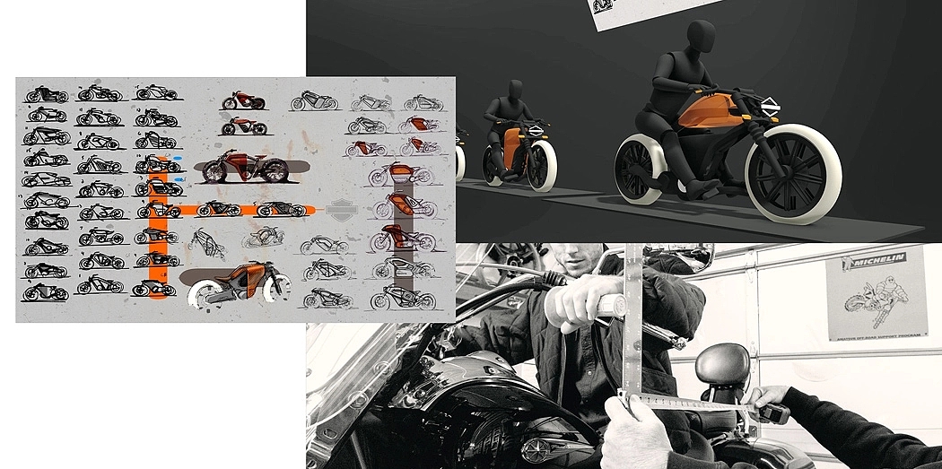 Harley-Davidson，Electric vehicle，environment protection，Modeling design，young，