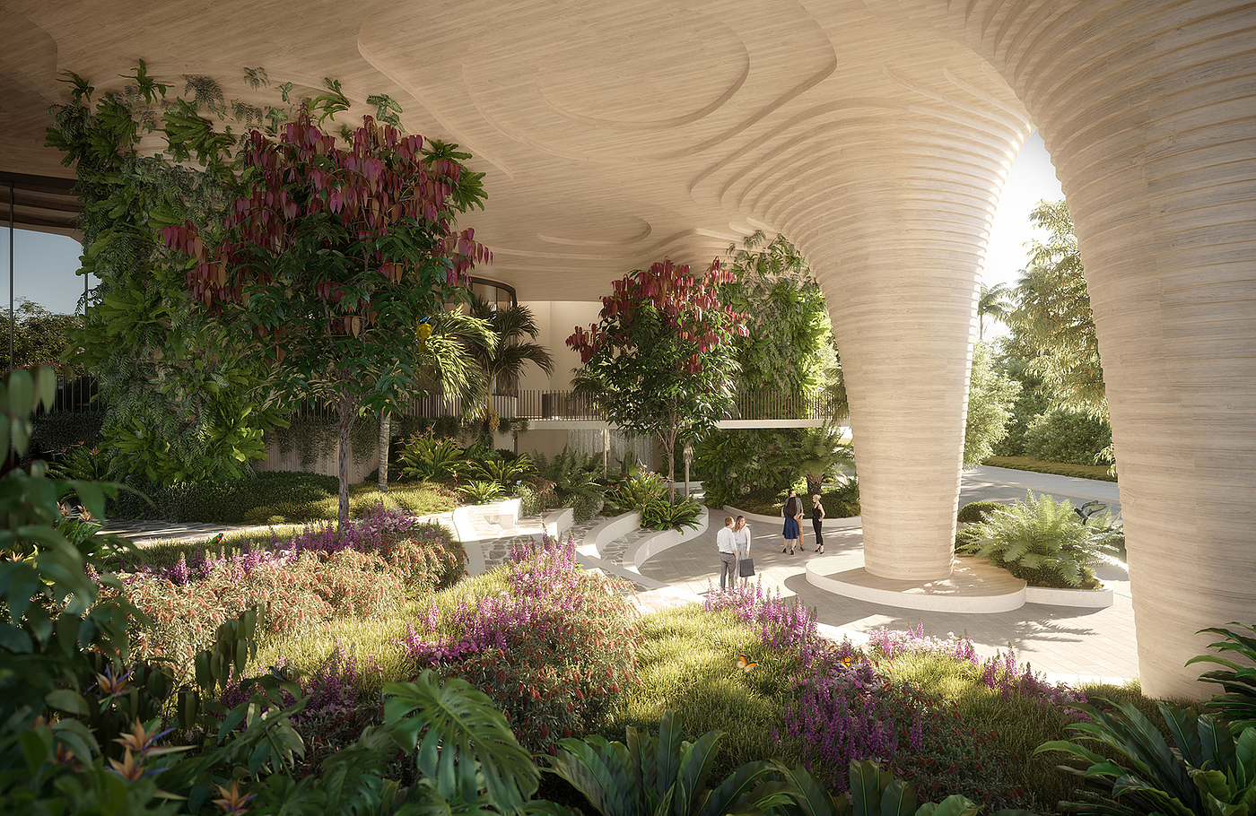 Urban Forest，Apartment building，Architectural design，Botany，