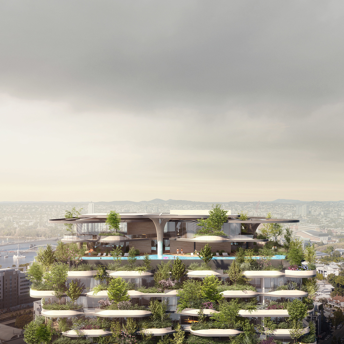 Urban Forest，Apartment building，Architectural design，Botany，