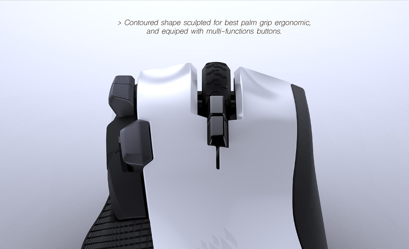 Ironslav，wireless，game，mouse，Ergonomics，