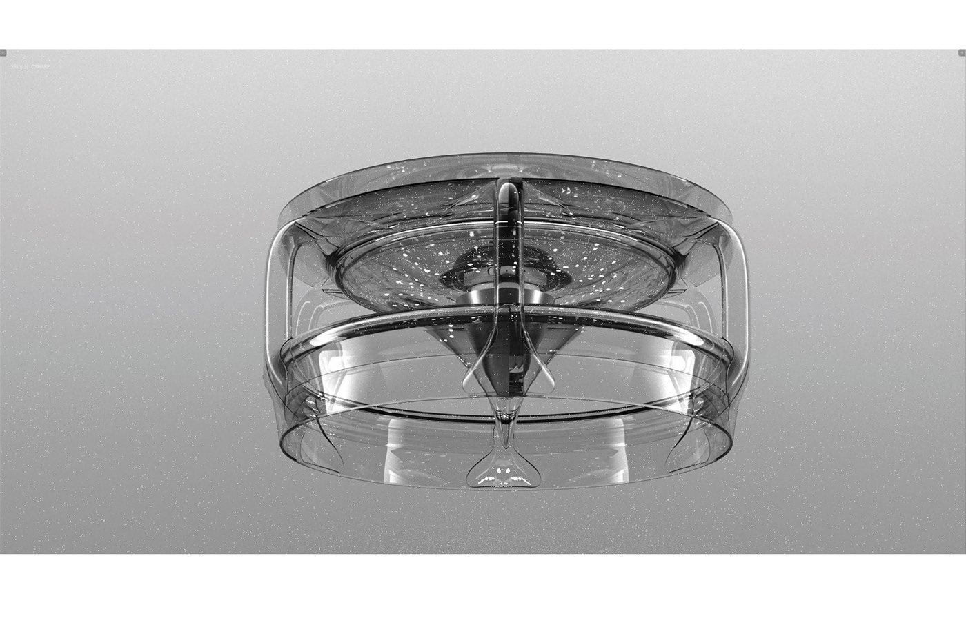 Leafless，ceiling fan，concept，