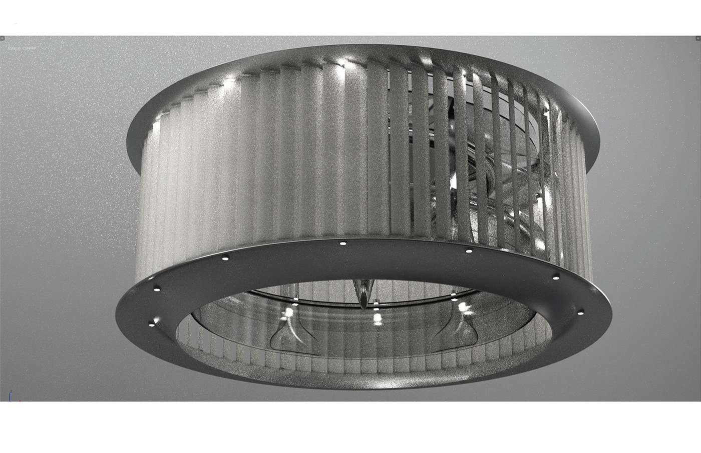 Leafless，ceiling fan，concept，