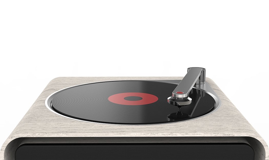 Record player，Retro，modern，furniture，integrate，