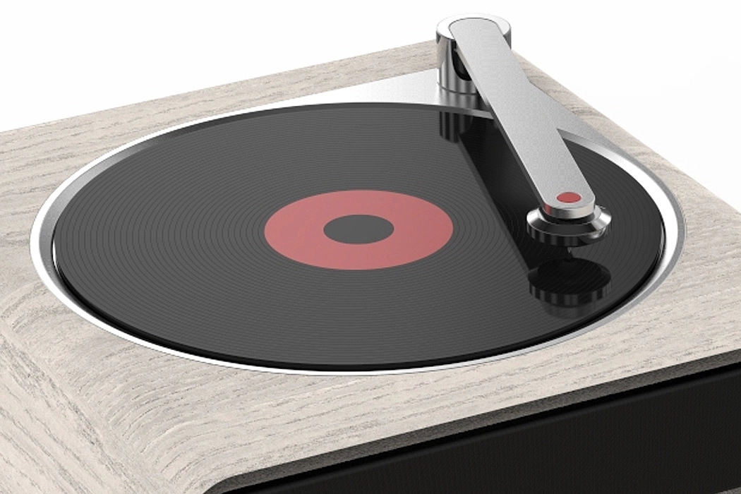 Record player，Retro，modern，furniture，integrate，