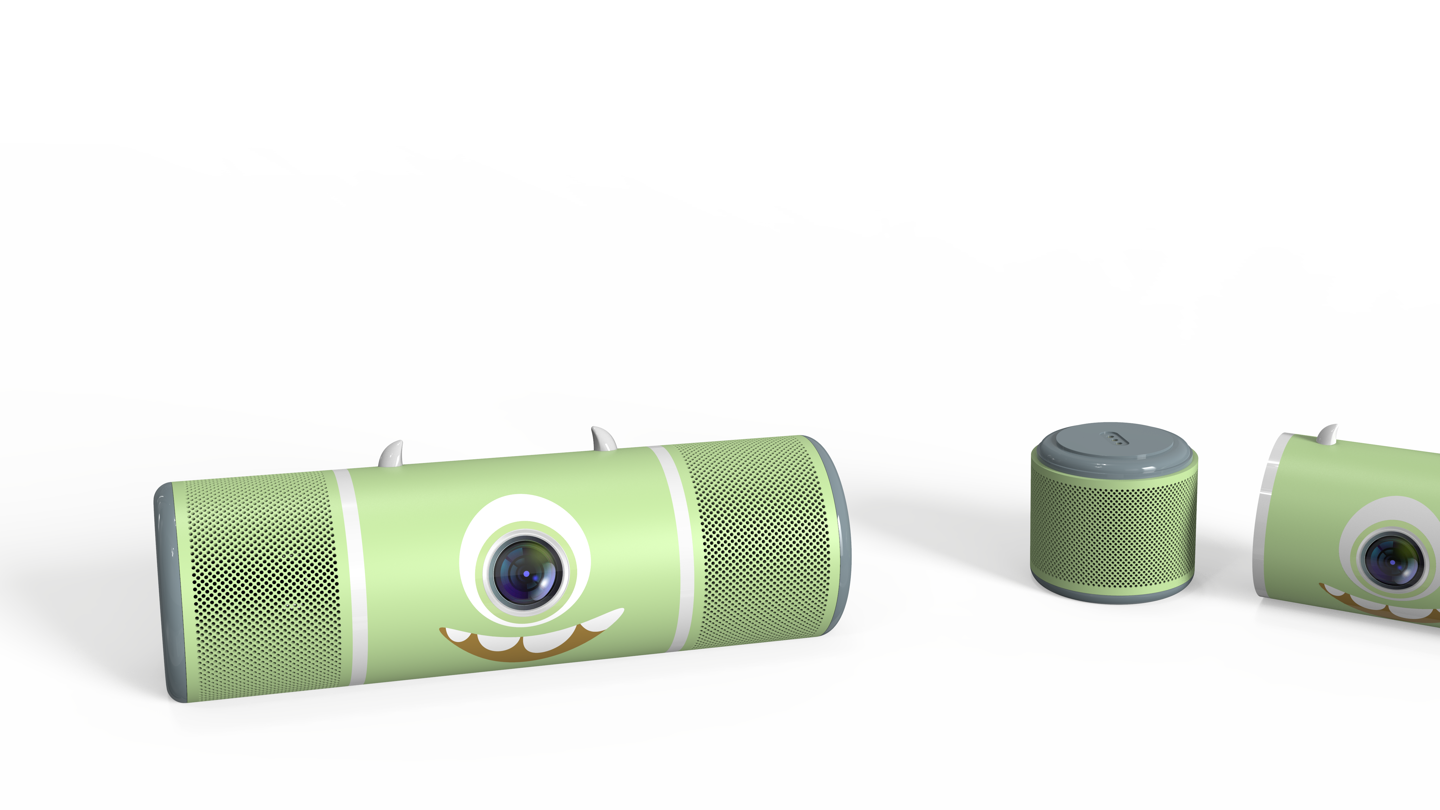 Intelligent projector, modular sound，