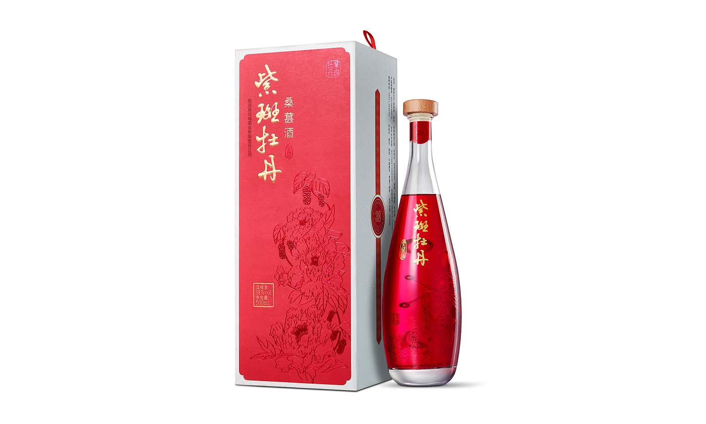Original design, Baijiu package, bottle type design，