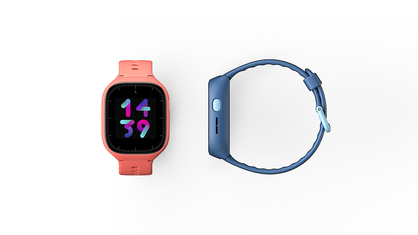 Children's telephone watch，Children's Watch，Intelligent Watch，Smart wear，Rice rabbit children's Watch，