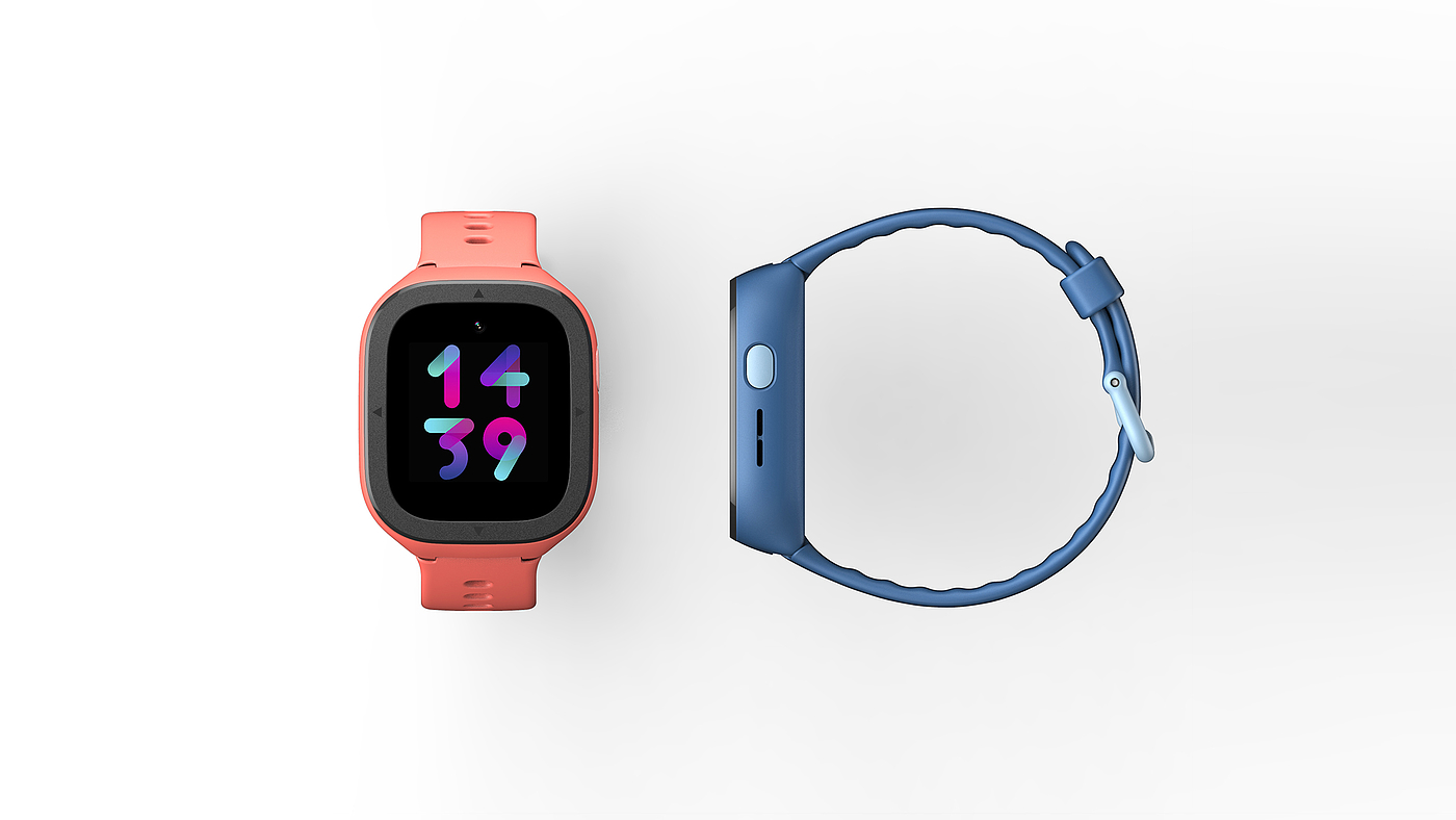 Children's telephone watch，Children's Watch，Intelligent Watch，Smart wear，Rice rabbit children's Watch，
