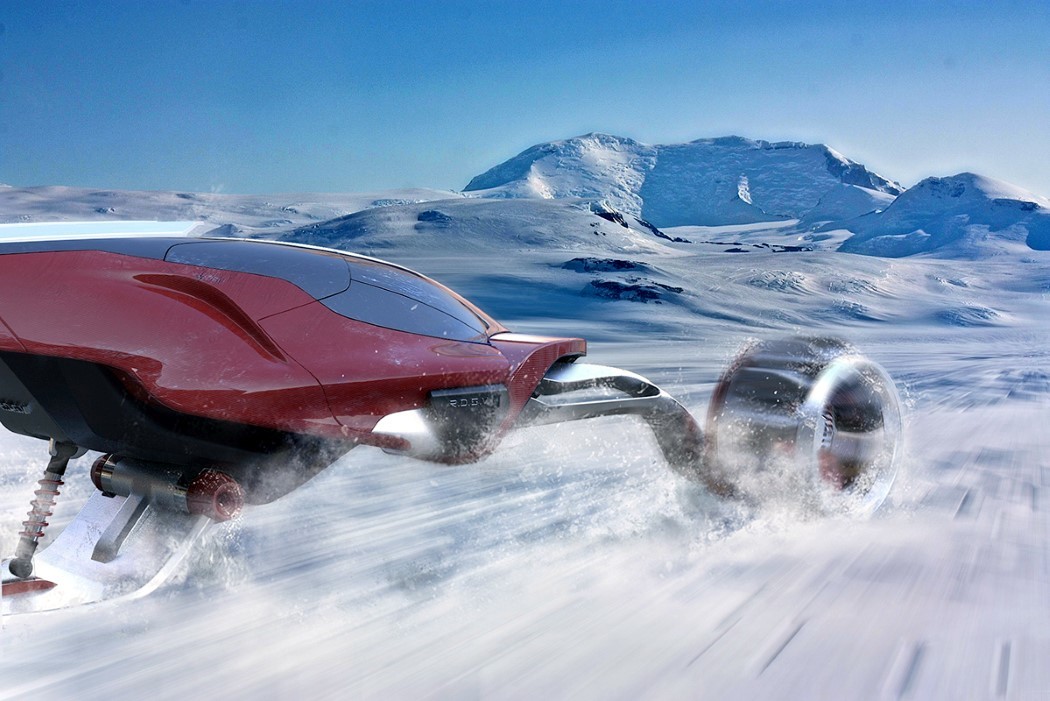 accumulated snow，Benz，Concept Car，Design，originality，