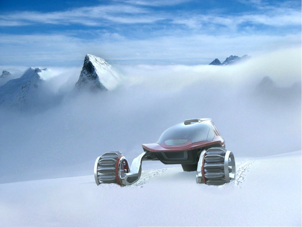 accumulated snow，Benz，Concept Car，Design，originality，