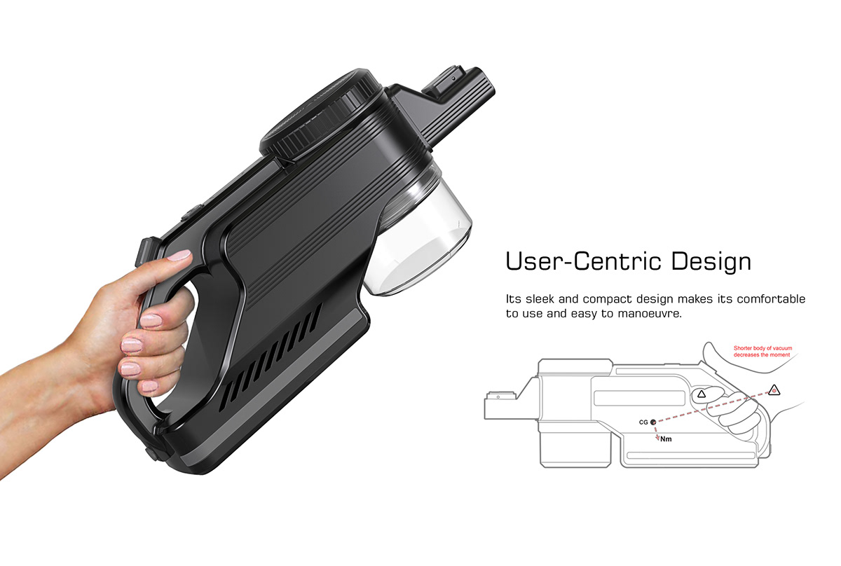 EC23，modularization，Ergonomics，hold，Vacuum cleaner，