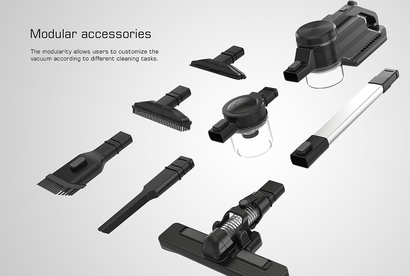 EC23，modularization，Ergonomics，hold，Vacuum cleaner，