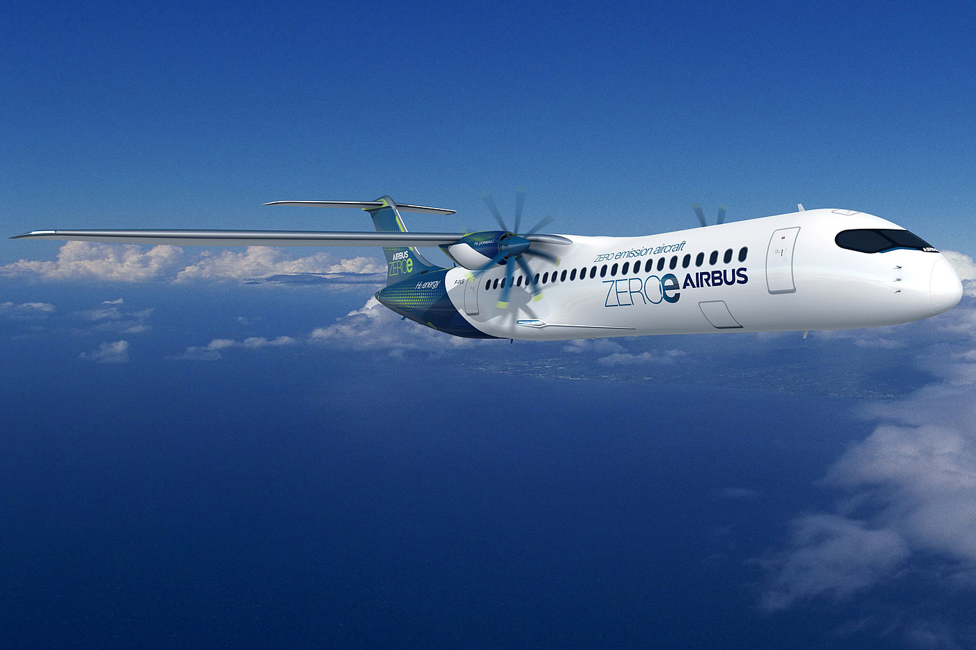 aircraft，Zero emission，commercial，airbus，