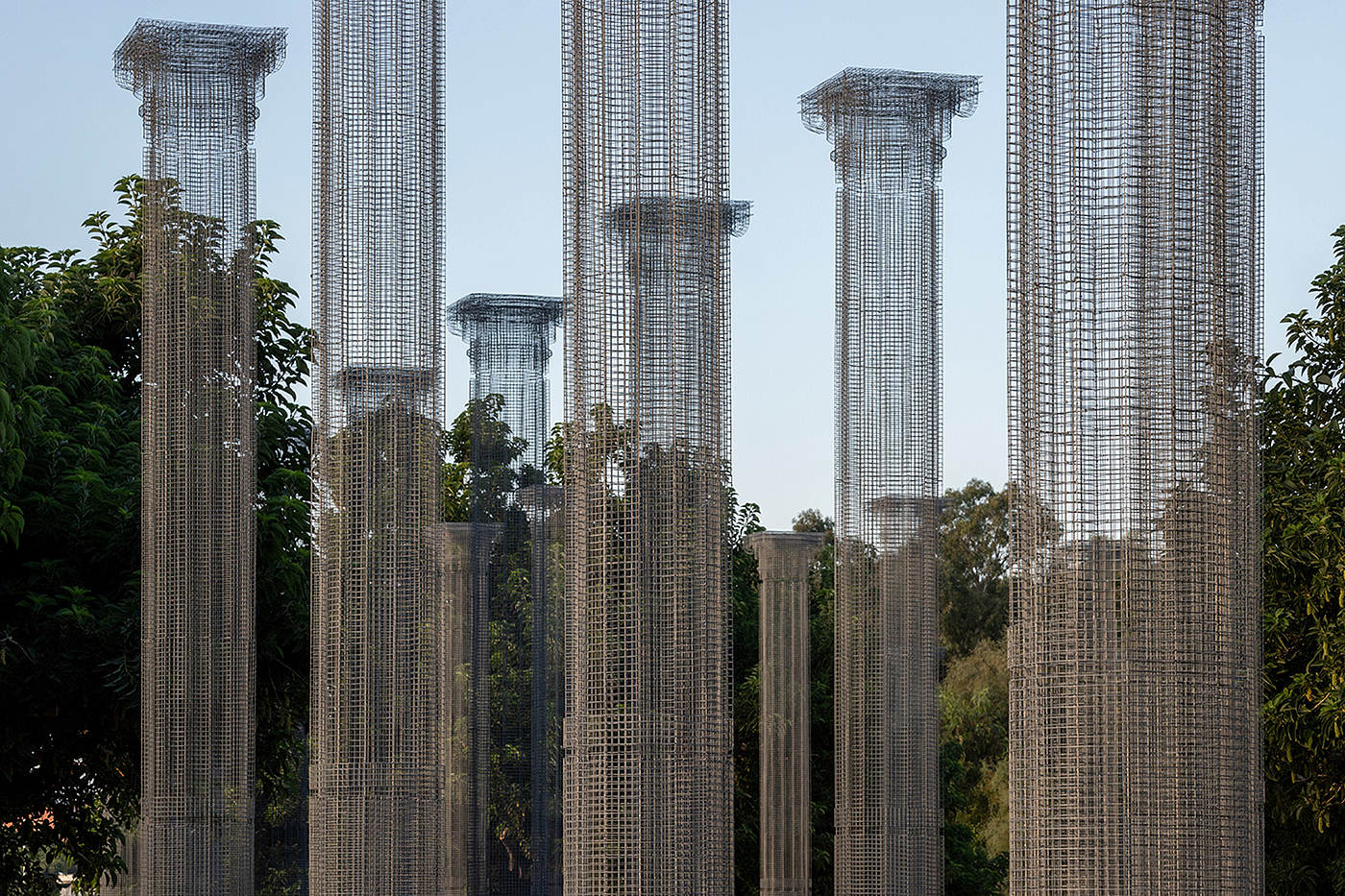 Italy，column，Metal，network，park，