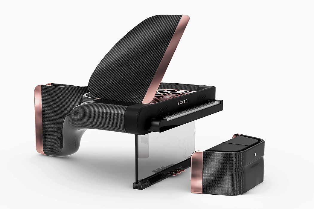 piano，Hybrid，carbon fibre，esthetics，