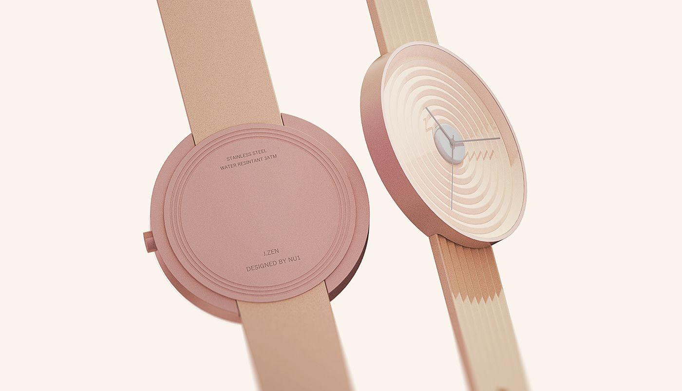 Wrist watch，Clock，Zen，woodiness，