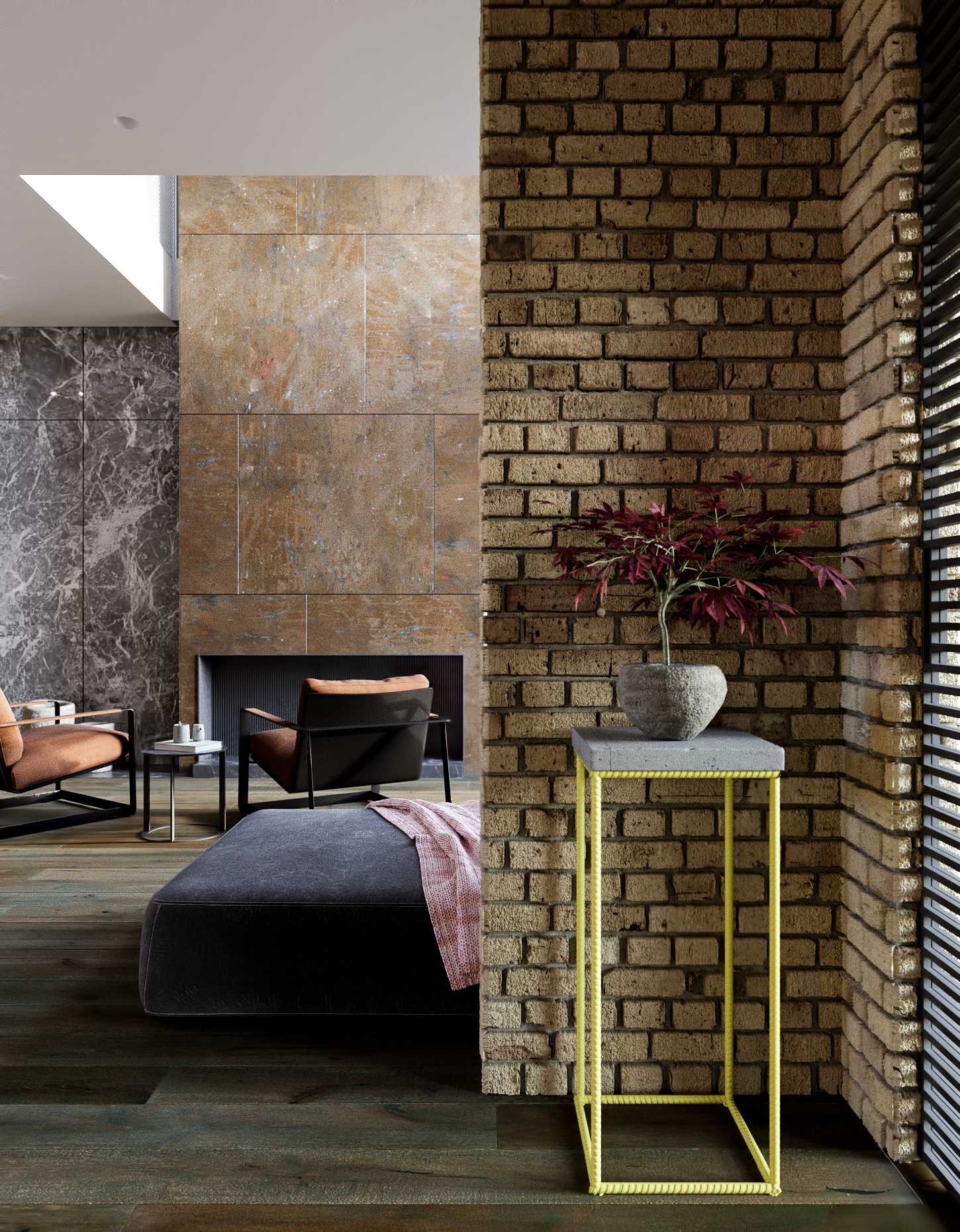 Interior design，villa，Industrial wind，Architecture，esthetics，