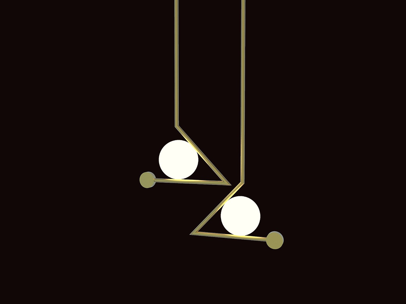 a chandelier，