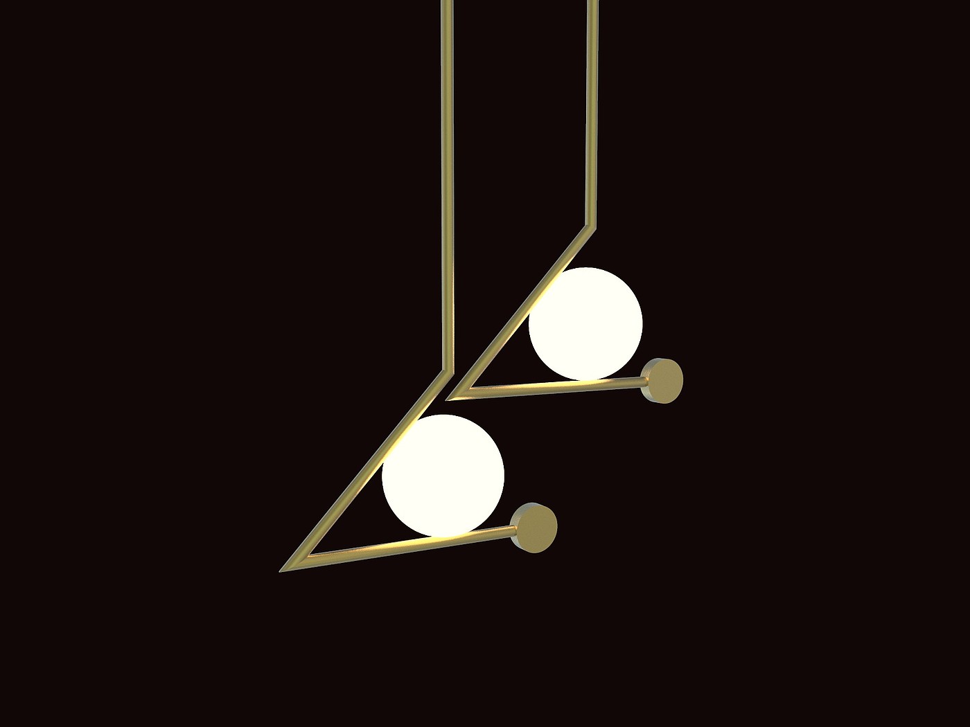 a chandelier，