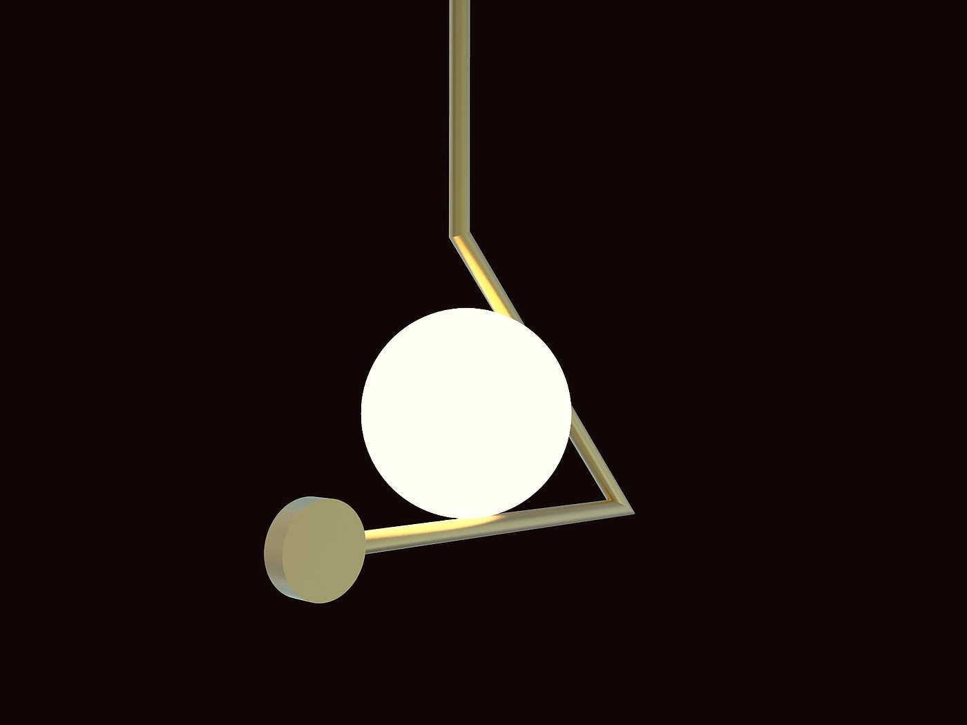 a chandelier，