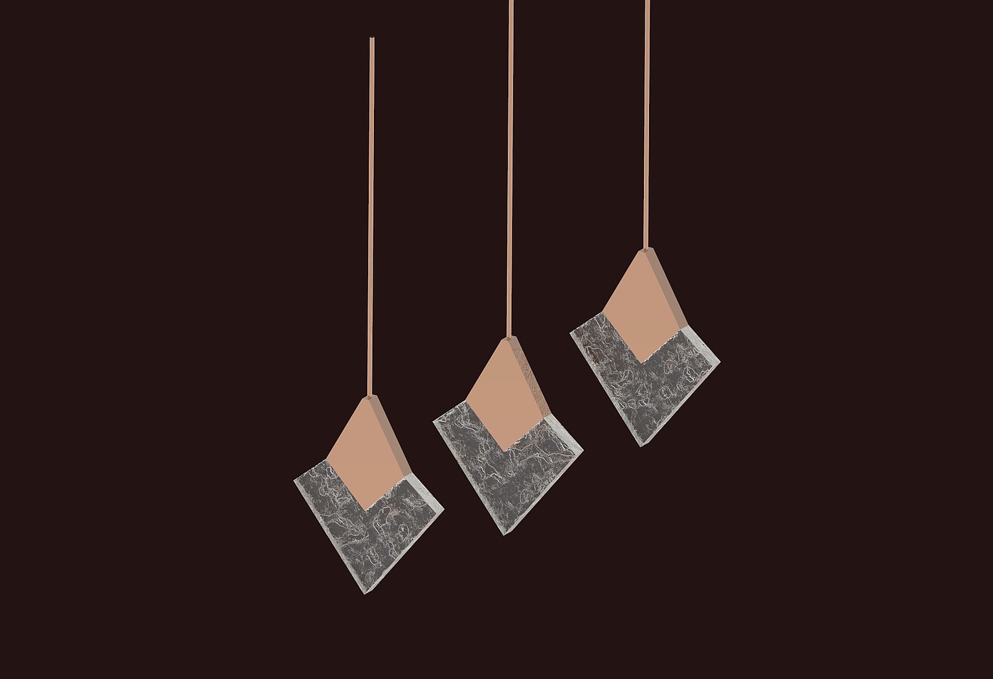 a chandelier，
