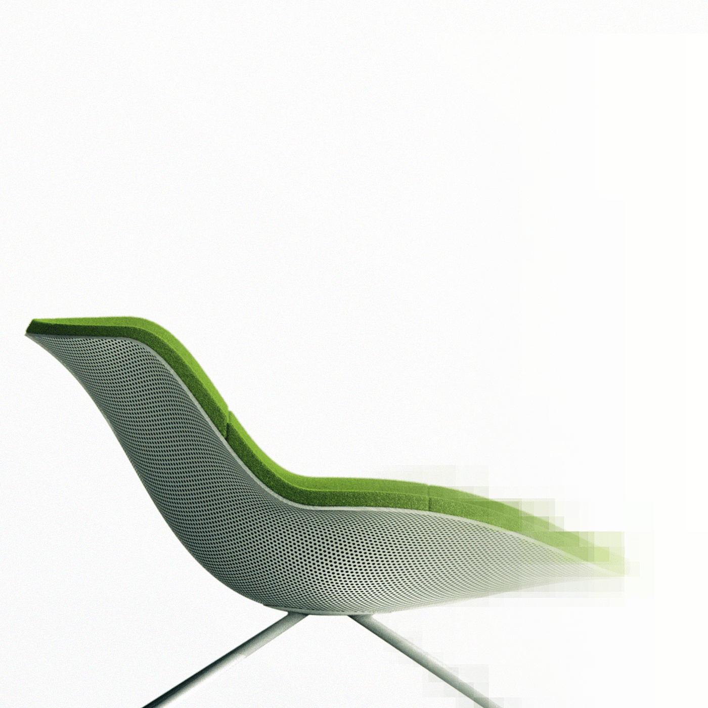 椅子，绿色，休闲，现代，设计，