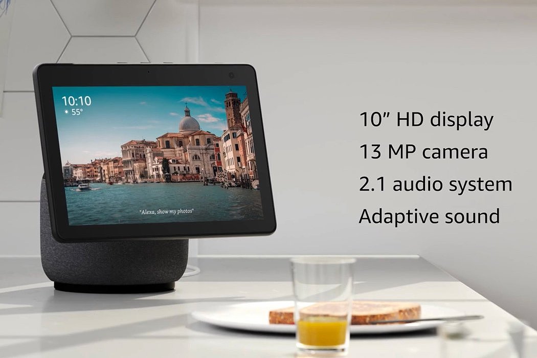 Echo Show 10，computer，Automatic rotation，