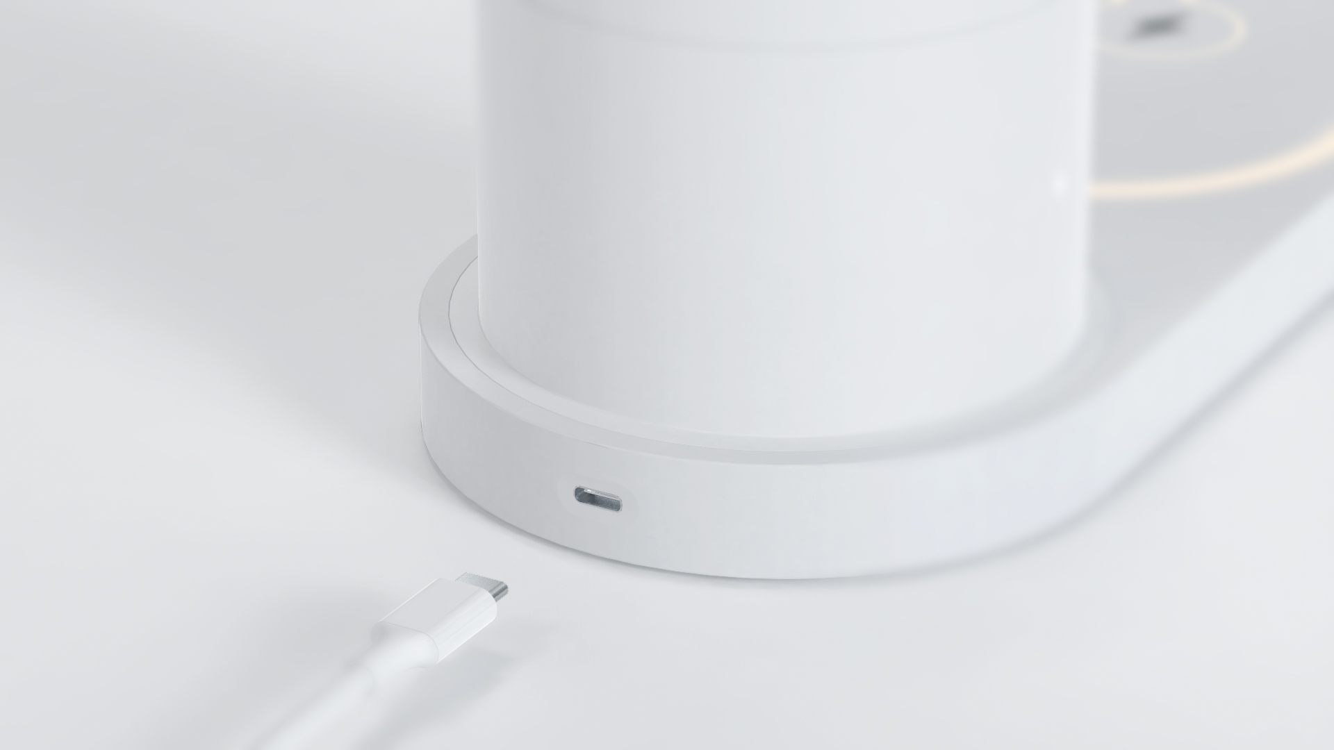Humidifier，white，Minimalist，Wireless charging，Water mist，