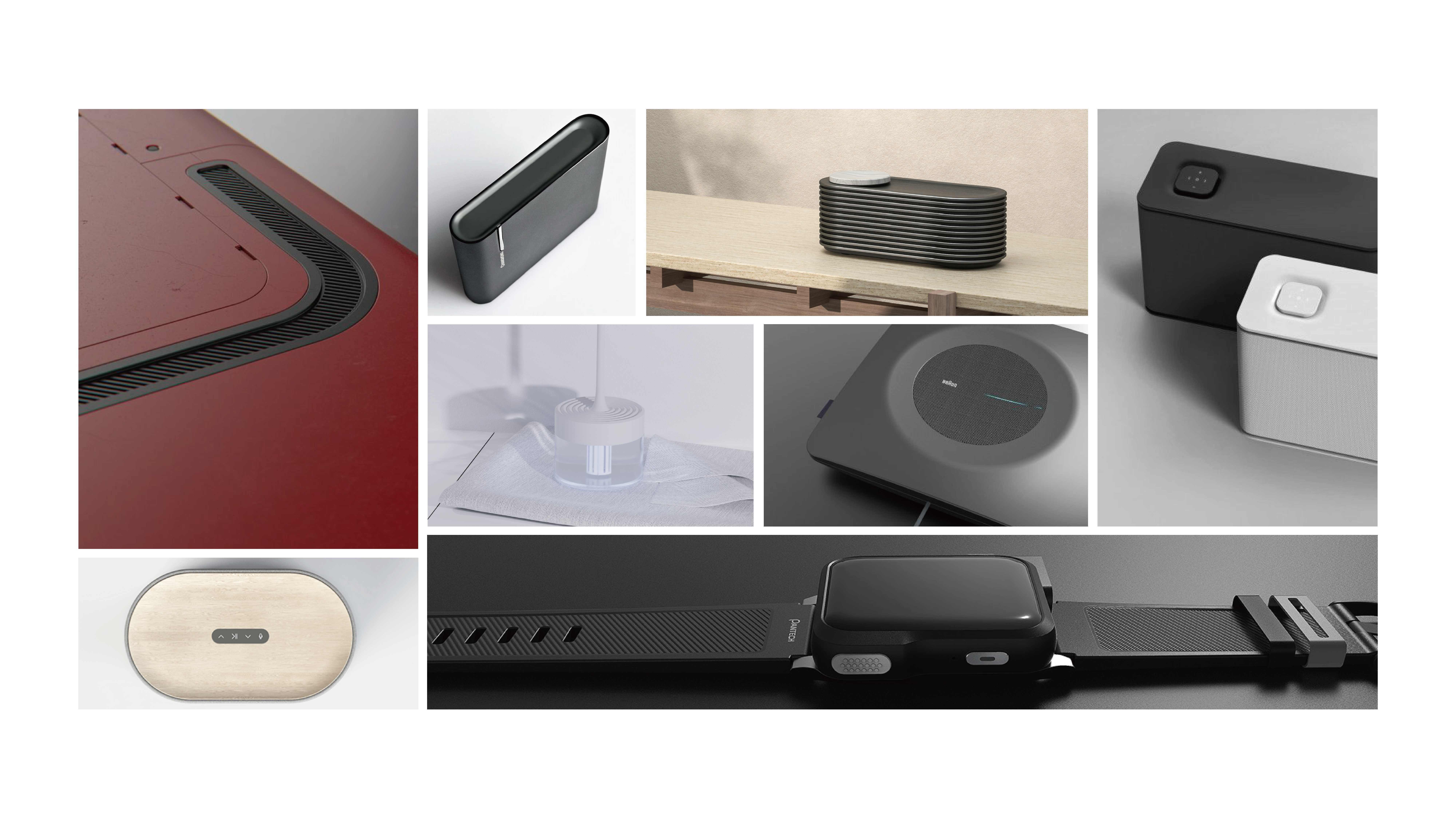 Humidifier，white，Minimalist，Wireless charging，Water mist，