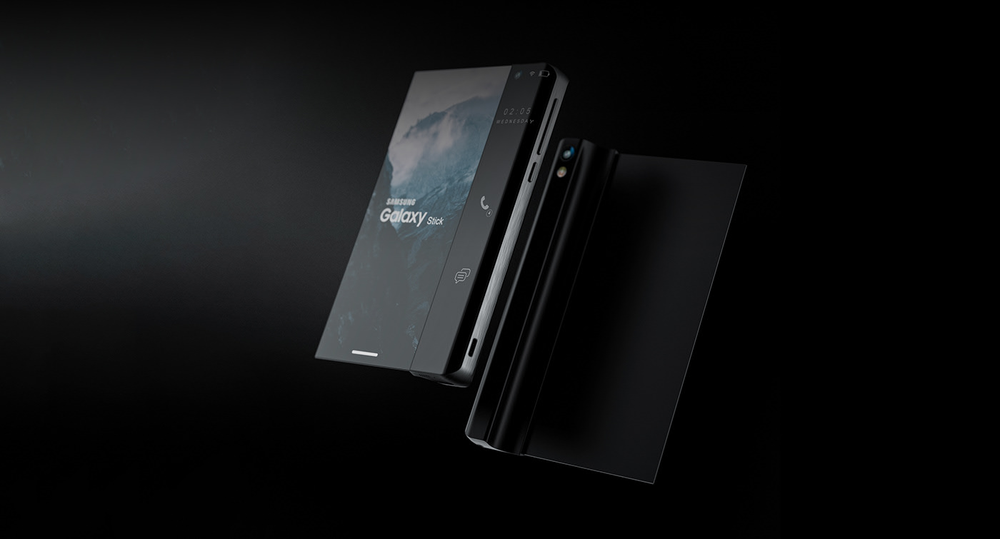 Samsung，mobile phone，screen，concept，