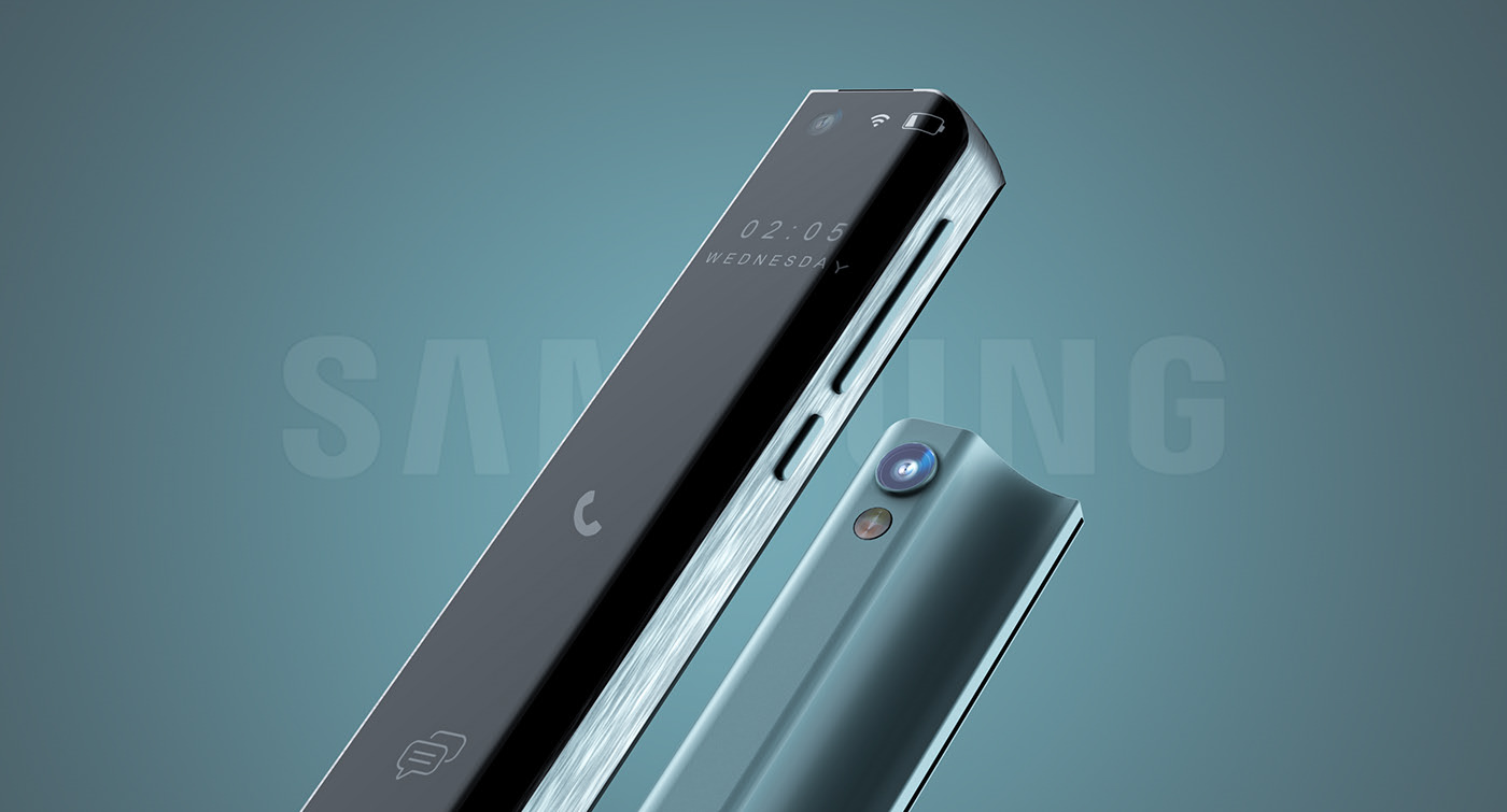 Samsung，mobile phone，screen，concept，