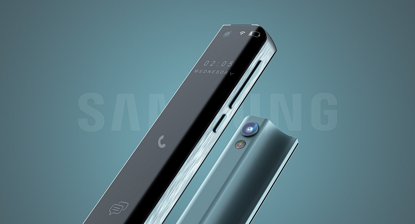 Samsung，mobile phone，screen，concept，