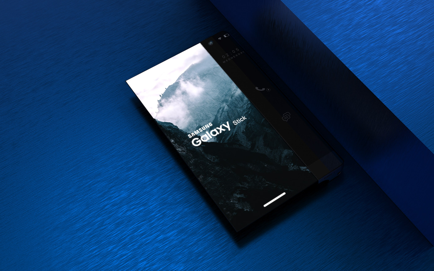 Samsung，mobile phone，screen，concept，